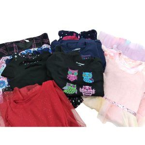 Girls size7/8 Medium size bundle dresses, sweaters jackets different brands READ